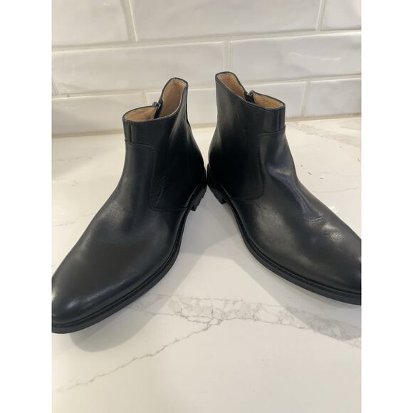 Moretti Black Label Ankle Boots Alexius Men’s Sz 10D Black Leather Pointed Toe main image 10